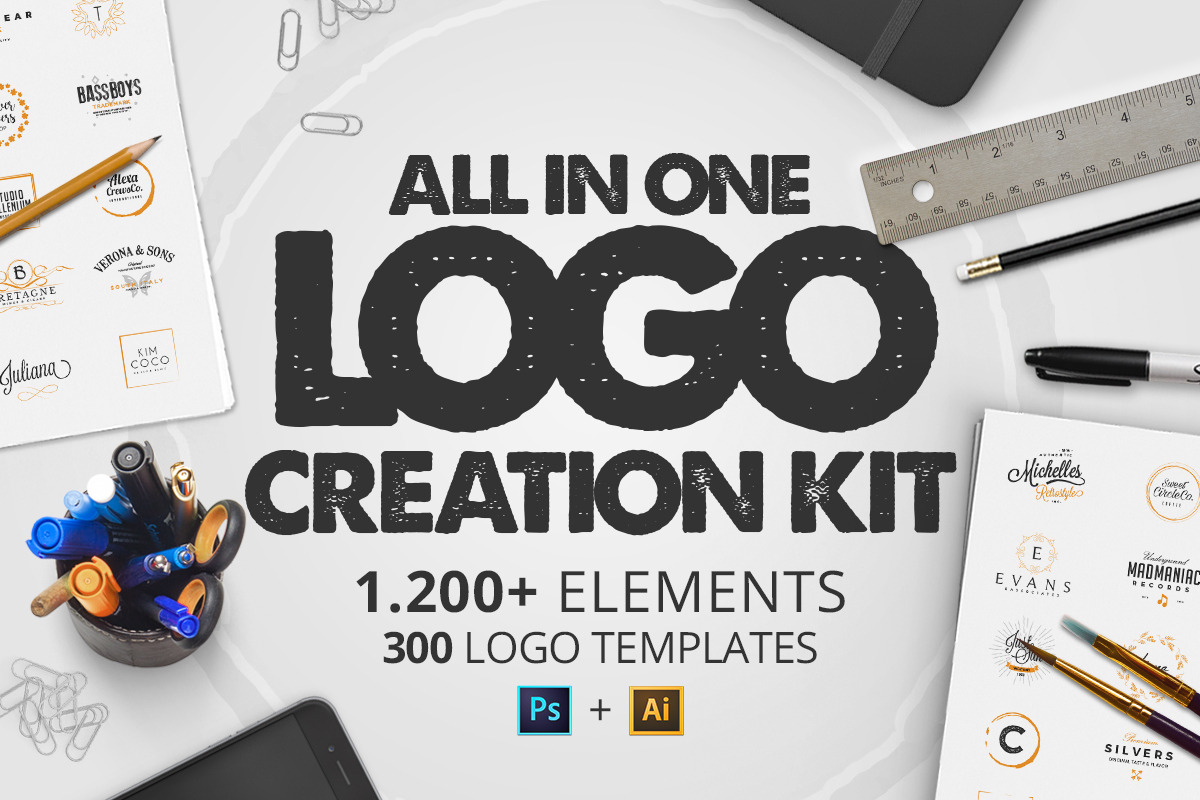 All in One Logo Creation Kit in Logo Templates - product preview 8
