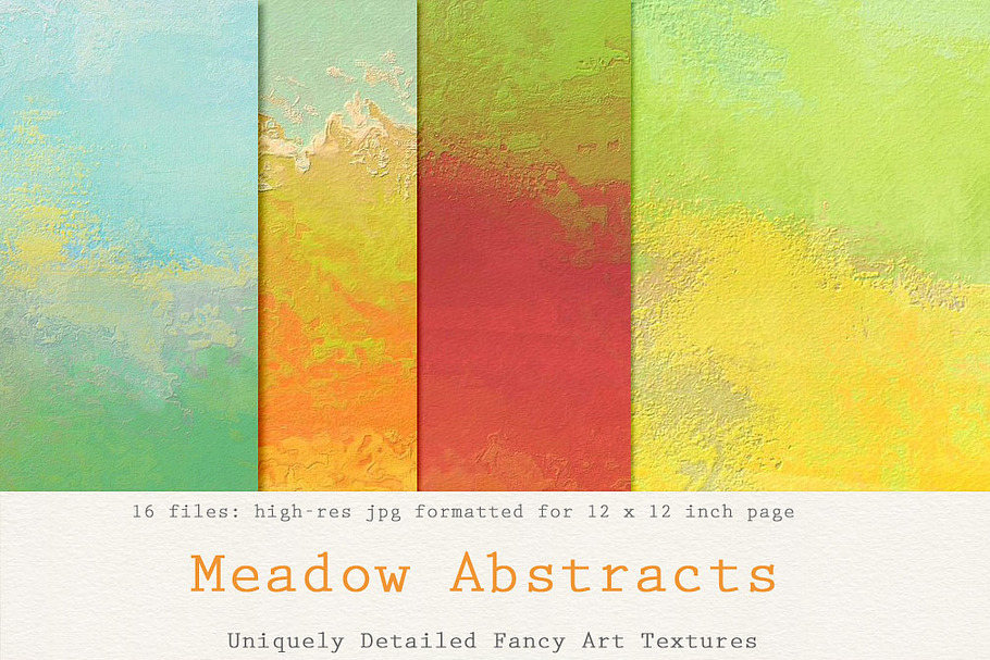 Meadow Abstract Painterly Textures in Textures - product preview 8