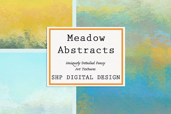 Meadow Abstract Painterly Textures in Textures - product preview 2
