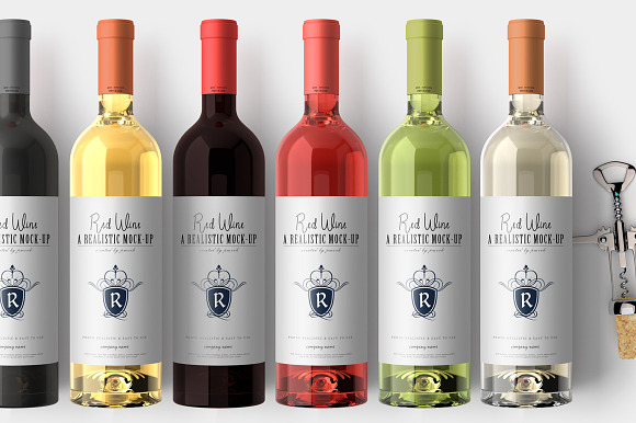 Wine Mockup Kit in Product Mockups - product preview 1
