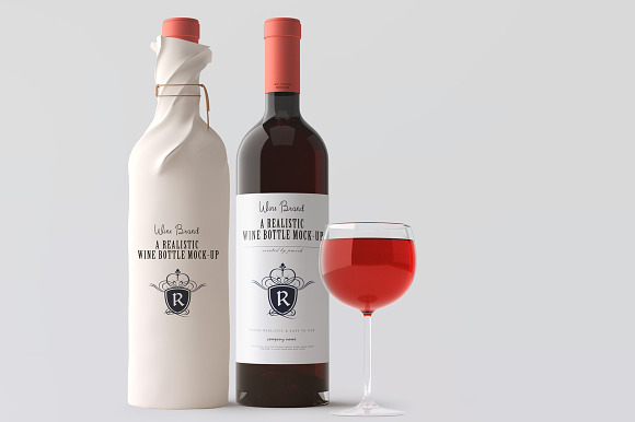 Wine Mockup Kit in Product Mockups - product preview 2
