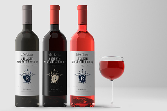 Wine Mockup Kit in Product Mockups - product preview 3