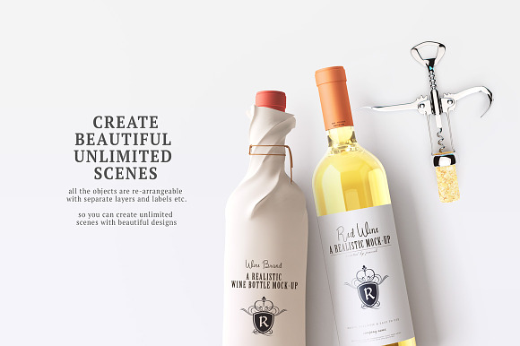 Wine Mockup Kit in Product Mockups - product preview 6