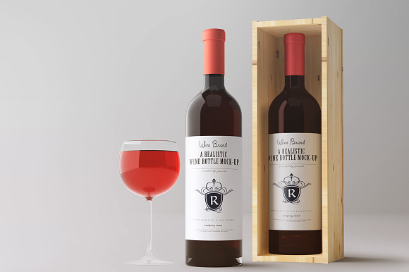 Wine Mockup Kit in Product Mockups - product preview 8