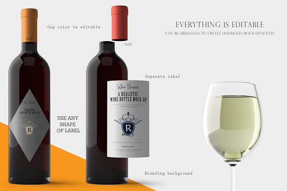 Wine Mockup Kit in Product Mockups - product preview 20