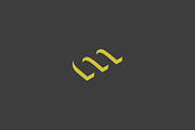 Letter m logo template