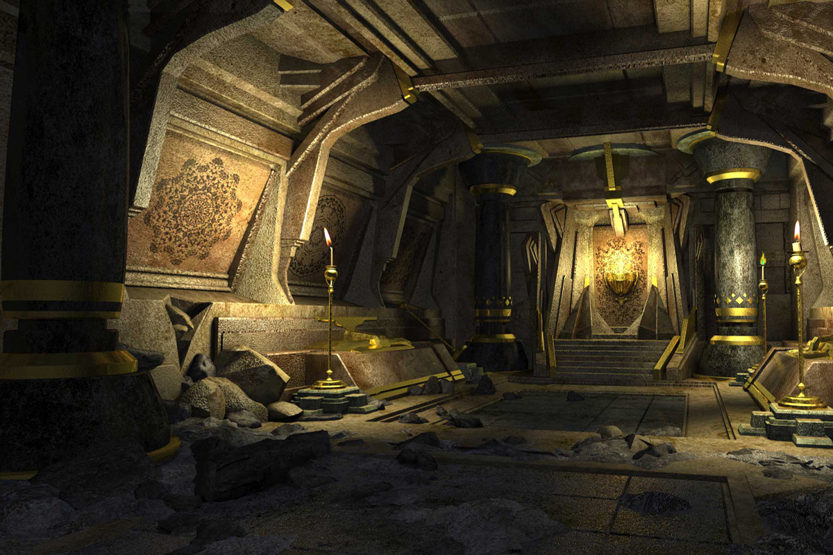 Golden dungeon 3dsmax Environment in Environment - product preview 8
