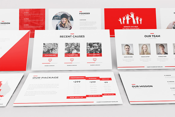 Charity Powerpoint Template in PowerPoint Templates - product preview 8