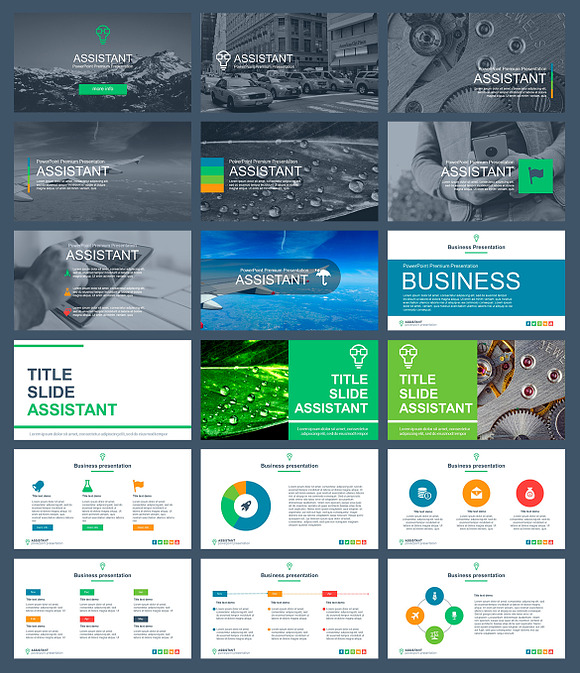Assistant PowerPoint Template in PowerPoint Templates - product preview 1