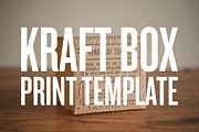 Print Template – 4"x4" Kraft Box