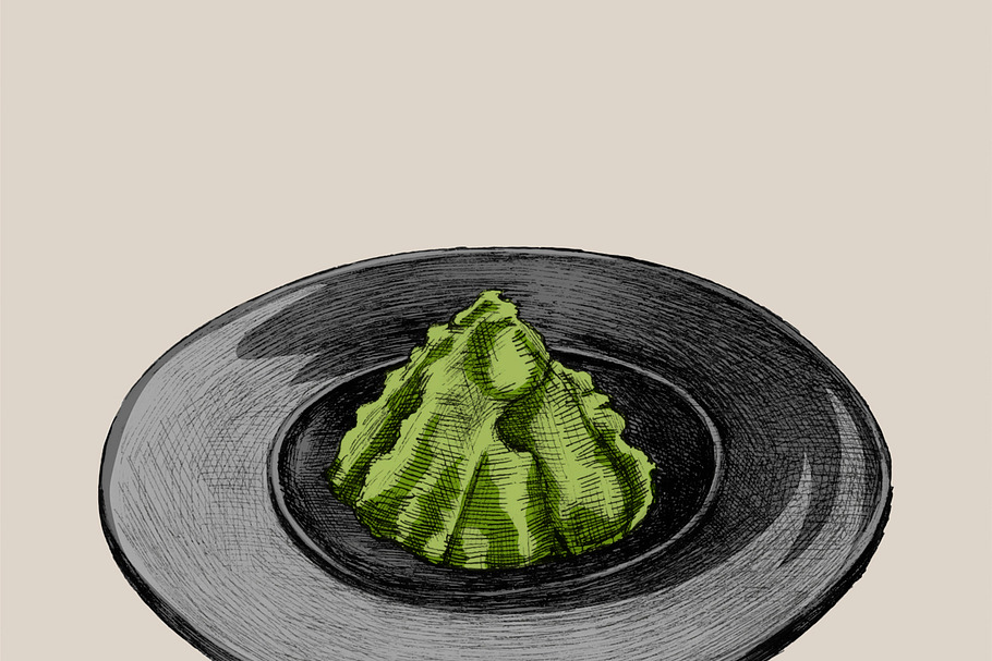 Illustration of Japanese Herb in Illustrations - product preview 8