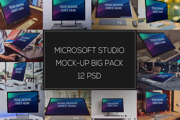 Microsoft Studio Mock-up Pack #2 in Product Mockups - product preview 12