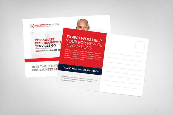Multipurpose Business Postcard in Postcard Templates - product preview 1