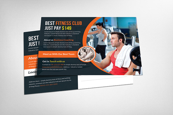 Multipurpose Clean Corporate Card in Postcard Templates - product preview 1