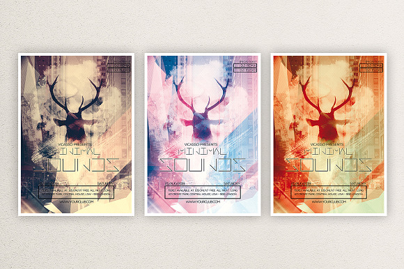 Minimal Sound 2 in Flyer Templates - product preview 2