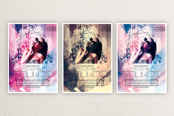 Minimal Sound 1 in Flyer Templates - product preview 2