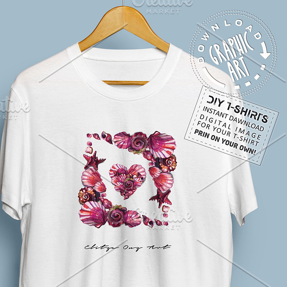 Ladies T-Shirts Design Digital Print in Graphics - product preview 3