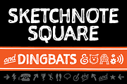 Sketchnote Square + Dingbats