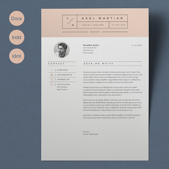 Resume Axel (2 pages) in Resume Templates - product preview 4