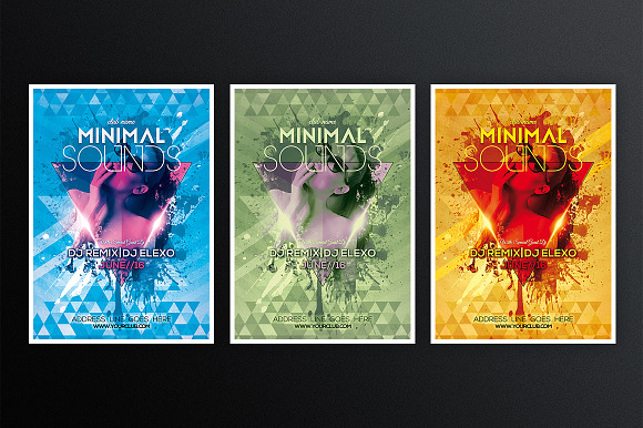 Minimal Sound 4 in Flyer Templates - product preview 1