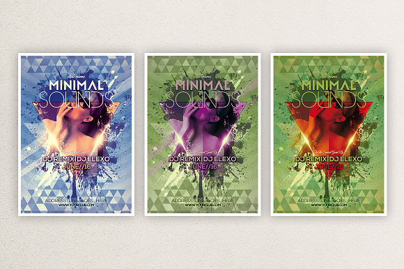 Minimal Sound 4 in Flyer Templates - product preview 2