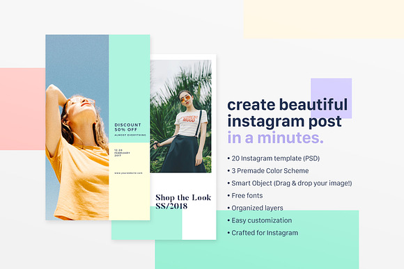 Instagram Stories Pack - Palette in Instagram Templates - product preview 3