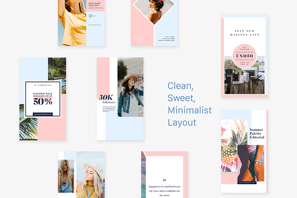 Instagram Stories Pack - Palette in Instagram Templates - product preview 4