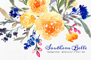 Southern Belle - Watercolor Floral S
