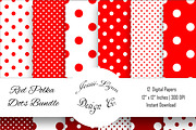 Red and White Polka Dots Bundle