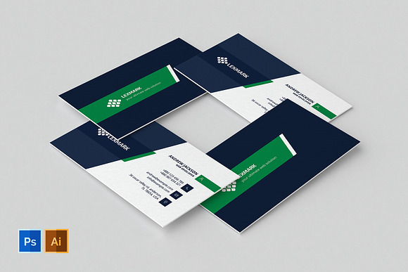 Business Card Template 24 in Business Card Templates - product preview 3