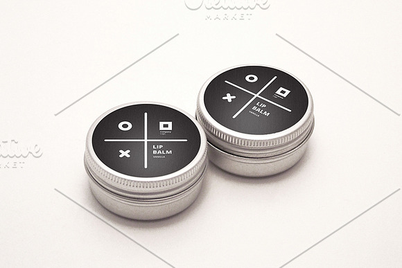 Round Label Template in Templates - product preview 1