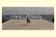 Camille Javal // handdrawn font