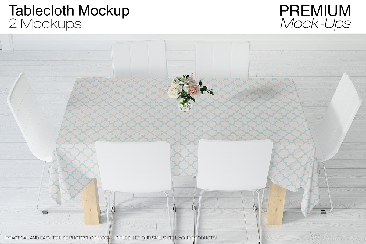 Tablecloth Mockup Set in Mockup Templates - product preview 8