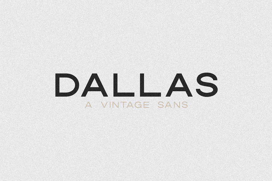 Dallas | A Vintage Sans in Vintage Fonts - product preview 8