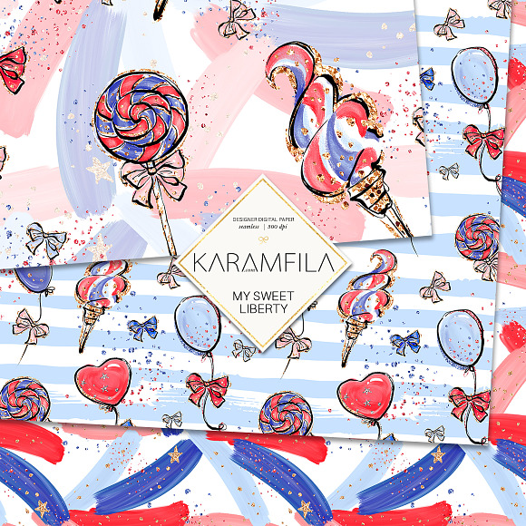 4th of July Patterns in Patterns - product preview 1