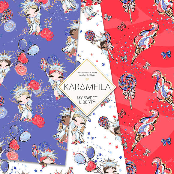 4th of July Patterns in Patterns - product preview 2