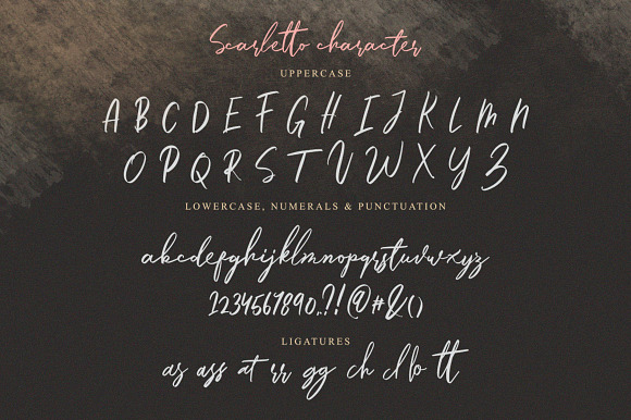 Scarletto Two Font in Script Fonts - product preview 9