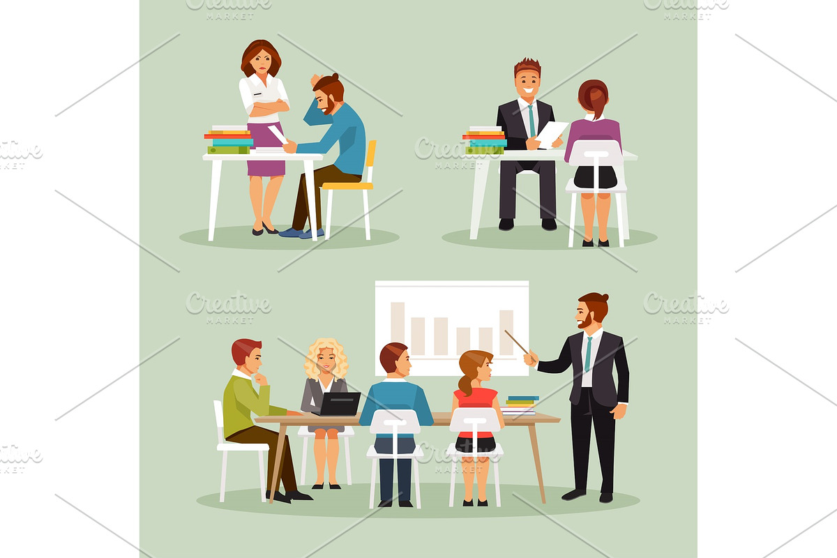 Business situation vector in Illustrations - product preview 8