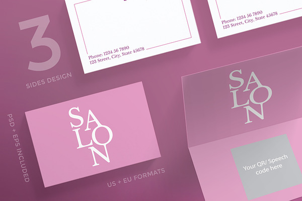 Business Cards | Beauty Salon Spa
