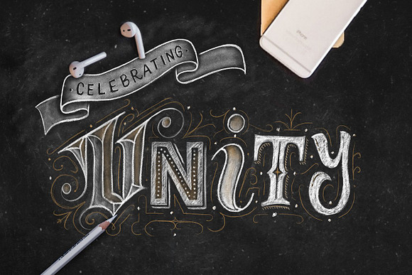 Chalk Dust - Photoshop Lettering Kit in Add-Ons - product preview 6