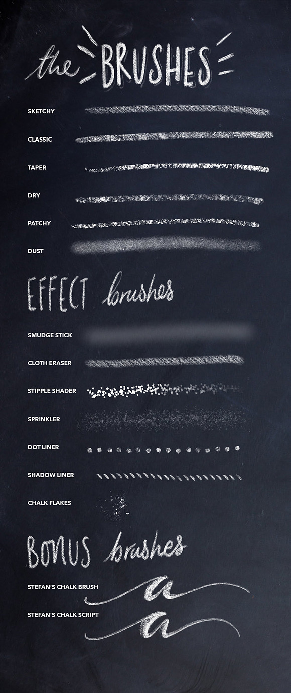 Chalk Dust - Photoshop Lettering Kit in Add-Ons - product preview 9