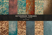 Networked Threads: Gold Backgrounds