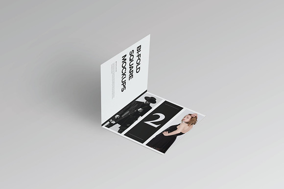 Bi-Fold Brochure Mockup 8 Style in Print Mockups - product preview 12