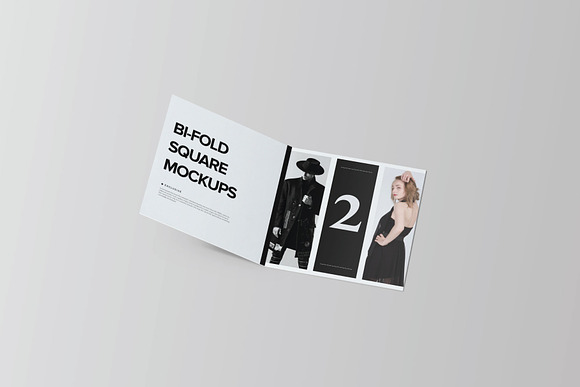 Bi-Fold Brochure Mockup 8 Style in Print Mockups - product preview 14