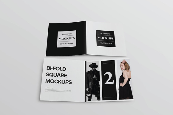 Bi-Fold Brochure Mockup 8 Style in Print Mockups - product preview 16