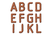 earth carved letters
