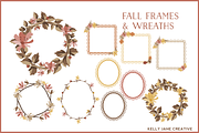 Fall Wreaths & Lace Frames