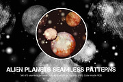 SALE! 5 planets patterns | JPEG