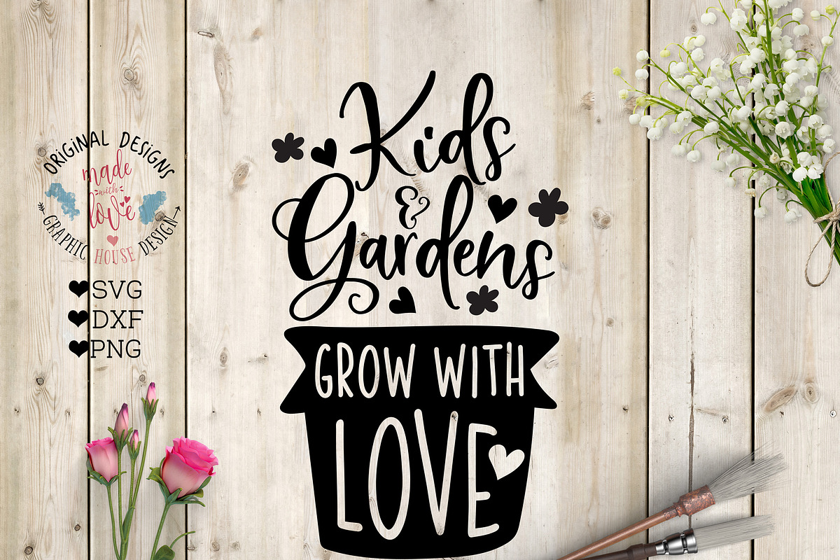 Kids and Gardens Grow with Love in Illustrations - product preview 8