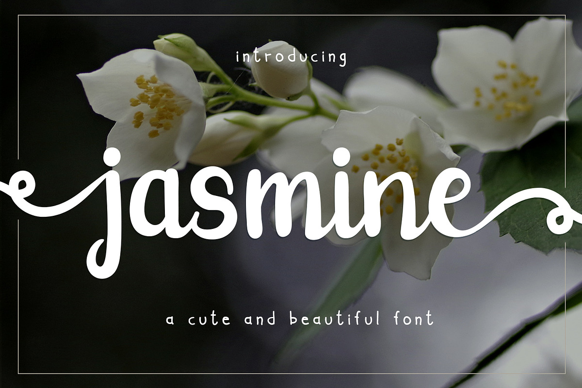 jasmine in Script Fonts - product preview 8